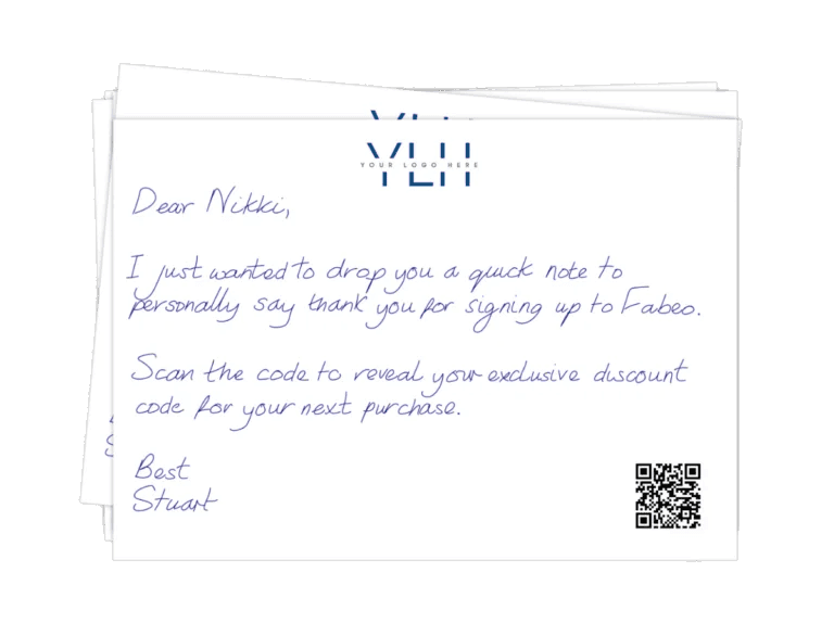 Handwritten notes from RoboQuill